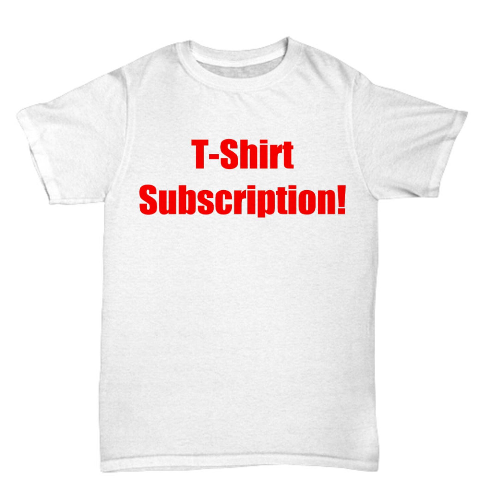 Tshirt Subscription 3 6 or 12 Month Options Sizes S XL Etsy UK