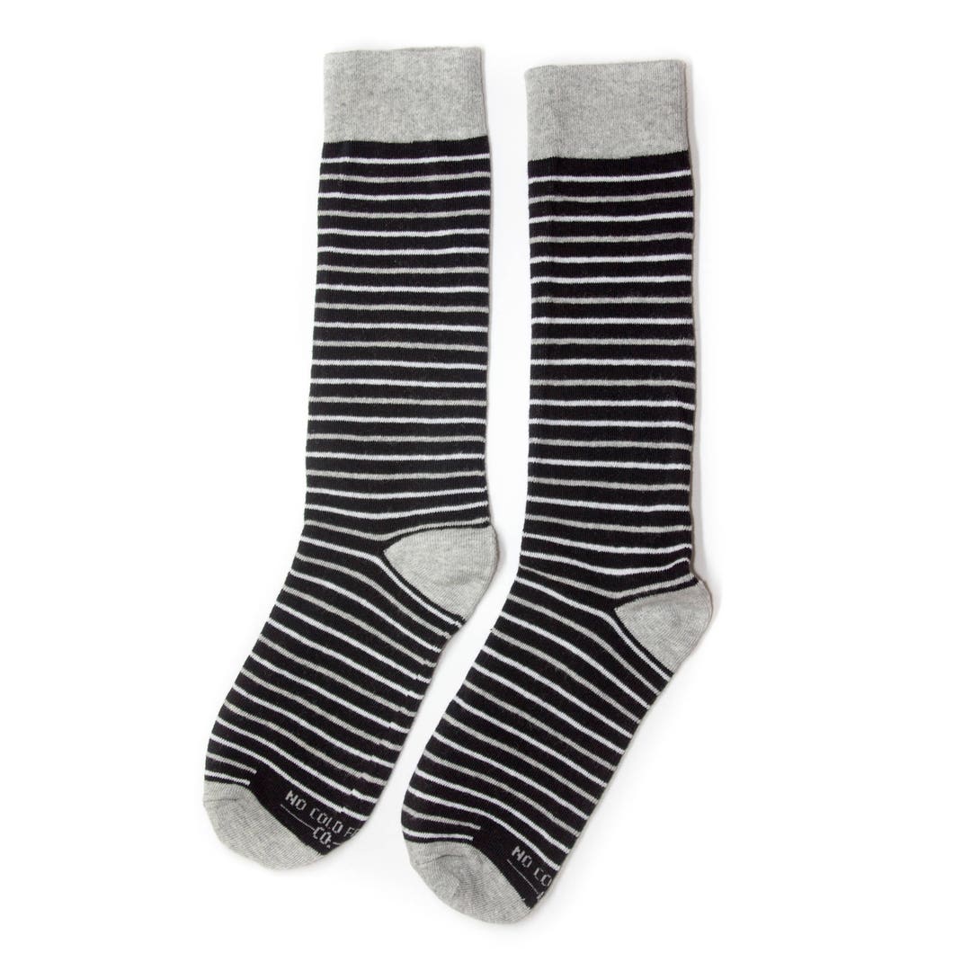 Men's Dress Black & White Sock Bundle - 6 Pair main image 1