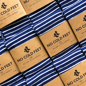 Navy Striped Groomsmen Socks Multi Pack, Navy Blue Striped Socks for Wedding, Groomsmen Gift Striped Socks, Wedding Socks Groom Socks