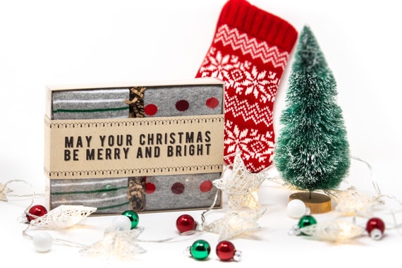 Dress Socks Gift Box for Him, Bulk Corporate Christmas Gift for Coworker, Men's Dress Socks Funny Christmas Gift for Him, Appreciation Gift