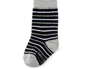 Black and White Striped Toddler Socks for Ring Bearers, Black and White Socks for Wedding, Matching Socks for Groomsmen and Ring Bearers