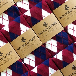 Burgundy Navy Socks - Etsy