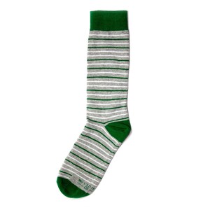 Green Striped Groomsmen Socks, Green Socks for Wedding Party, Wedding Socks for Groomsman Best Man Groomsmen and Groom Gifts