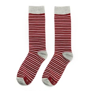 Burgundy Striped Groomsmen Socks, Burgundy Maroon Socks for Wedding Party, Wedding Socks for Groomsman Best Man Groomsmen and Groom Gifts