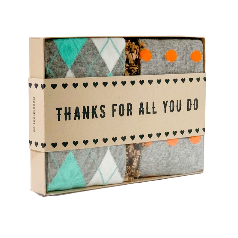 Thank You Gift Sock Gift Box for Him Men's Dress Socks Etsy