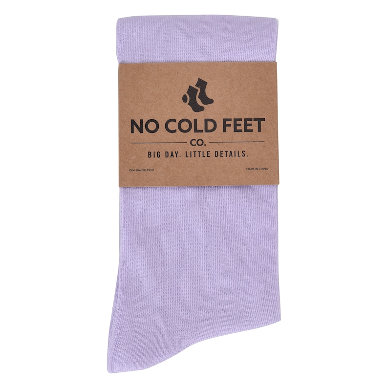 Lilac Purple Socks, Solid Lilac Groomsmen Socks, Light Purple Dress