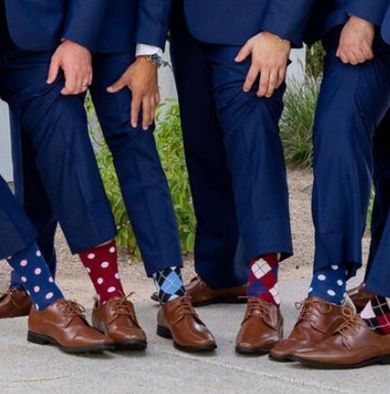 Groomsmen Socks for Wedding, Dress Socks for Groom, Best Men Socks, Groomsman Socks, Wedding Socks Groomsmen Gift for Groomsmen Proposal