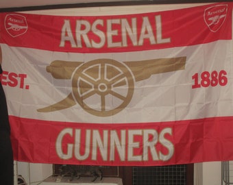 Big flag of Arsenal 240x160cm.