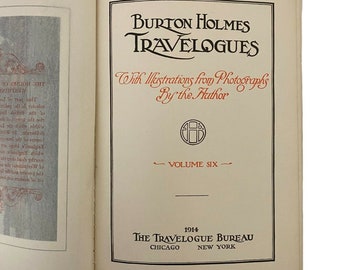 Jahrgang Burton Holmes Reiseberichte 1914 Band 6 London Paris Berlin