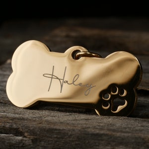 Personalized Large Dog Tag /Pet ID Tag/ Engraved Pet ID Tag