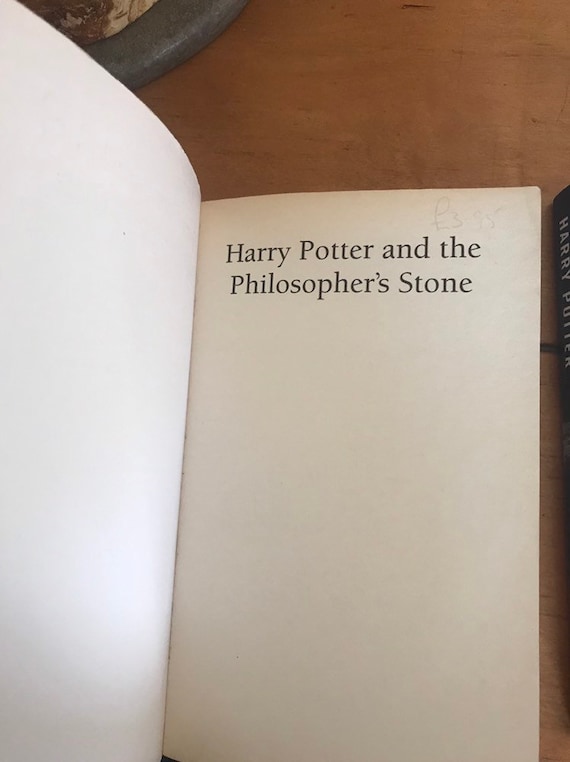 Harry Potter 1st Edition 1st Print Adult UK Paperback Bloomsbury
