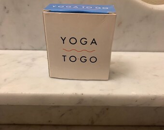 Yoga to go book and cards.