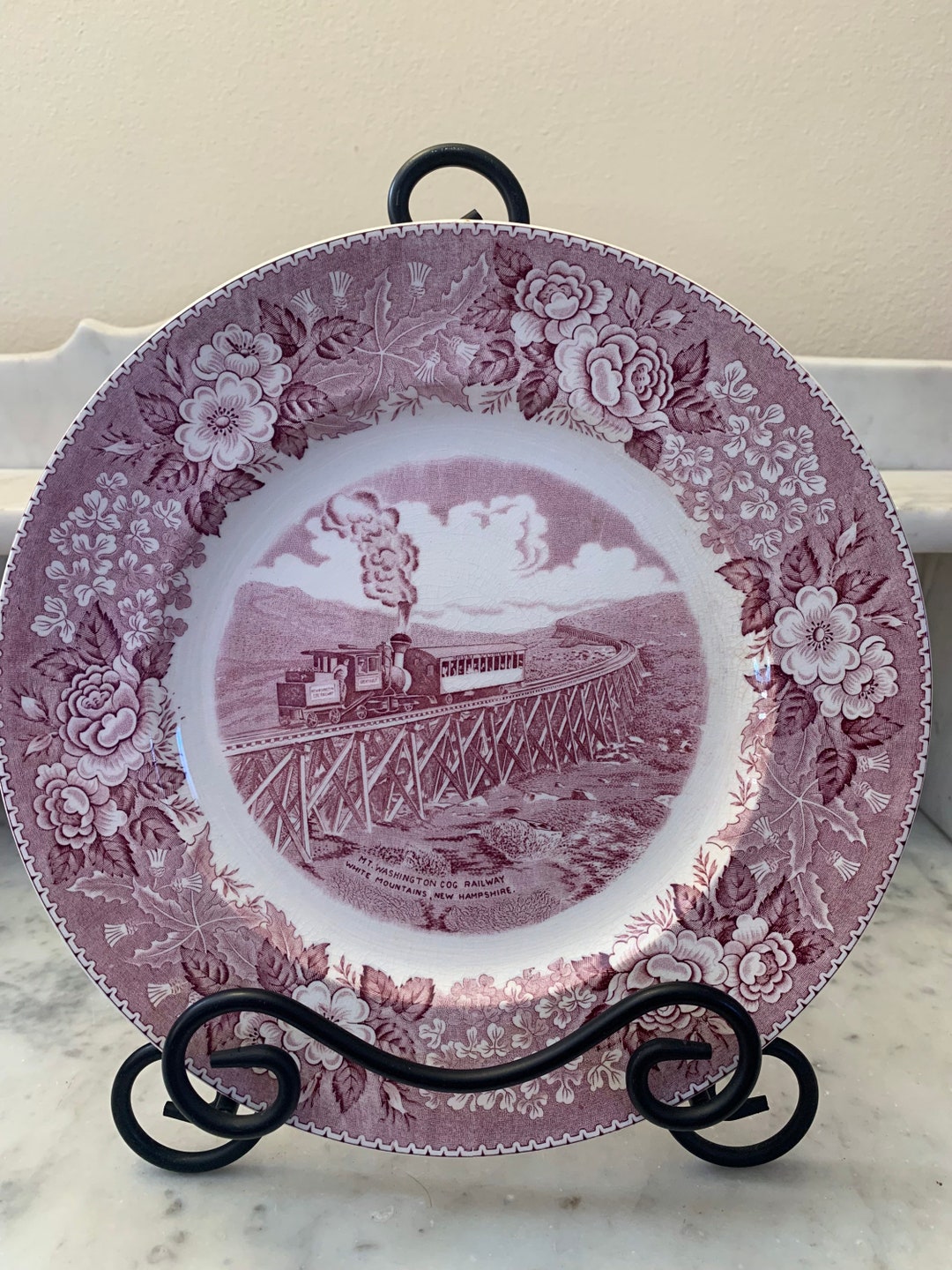 Old English Staffordshire Ware Decorative Plate Etsy