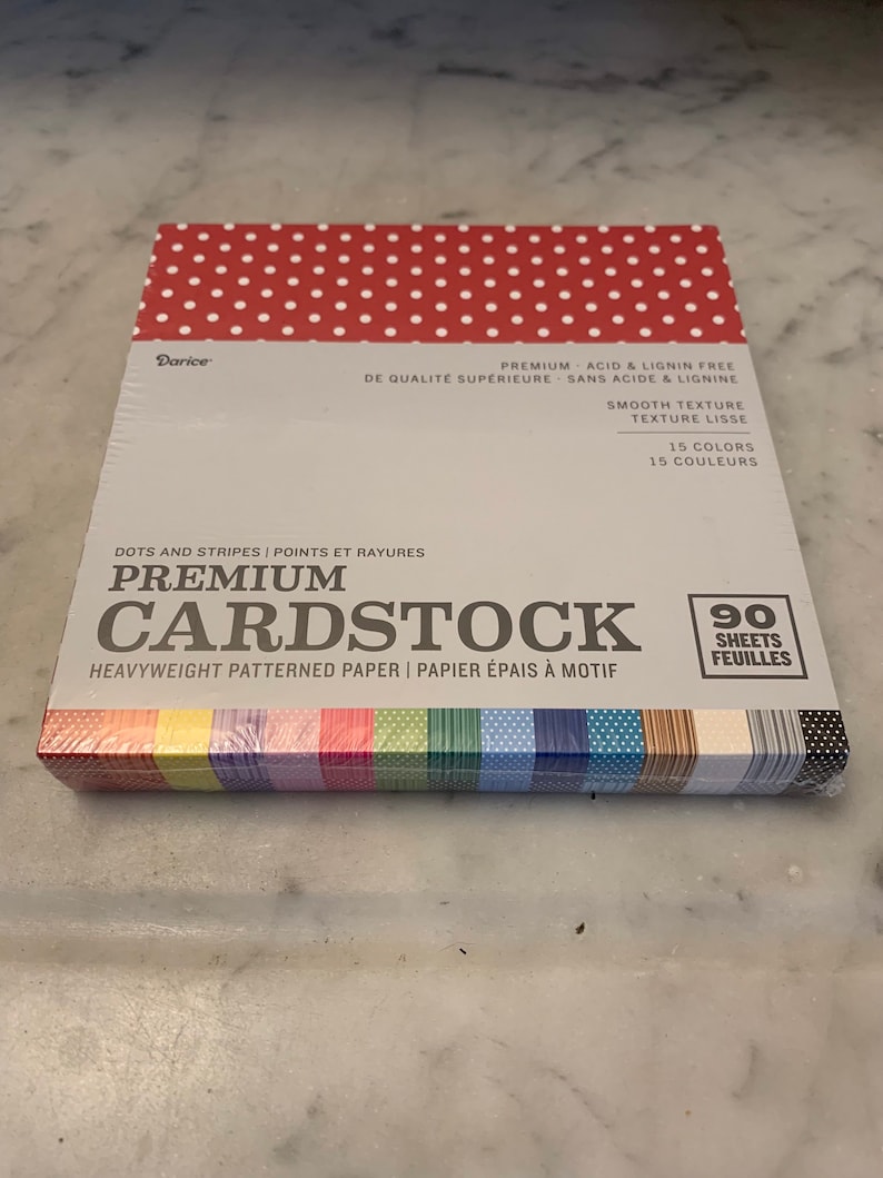 New Darice Premium 6X6 Card Stock Etsy