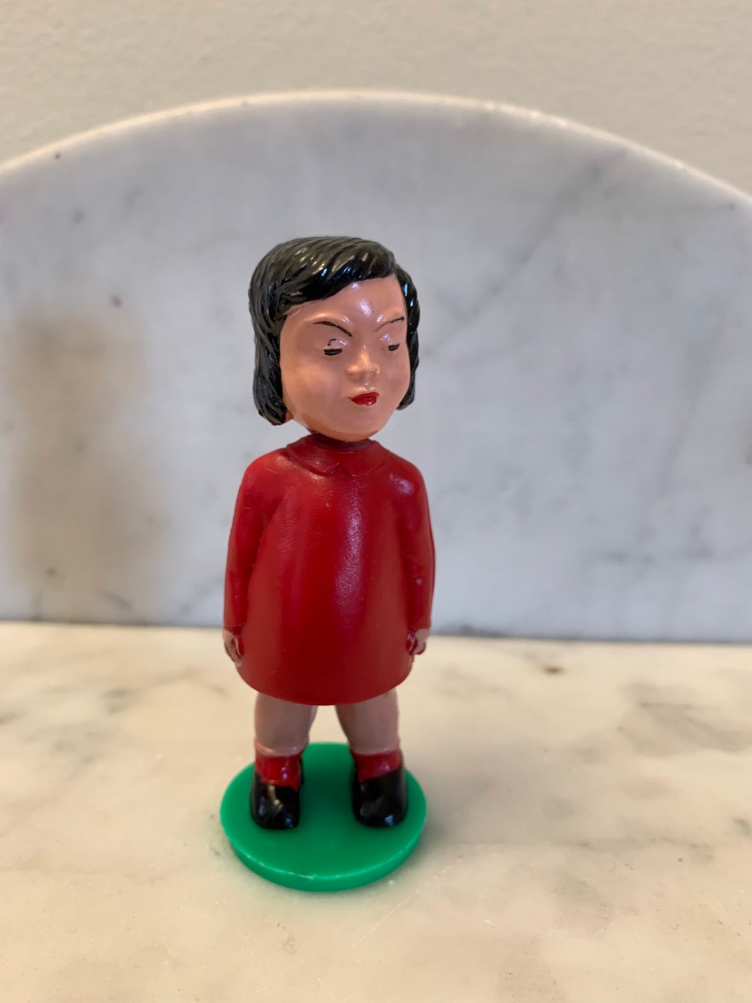 Vintage Plastic Bobble Head Figurine Etsy