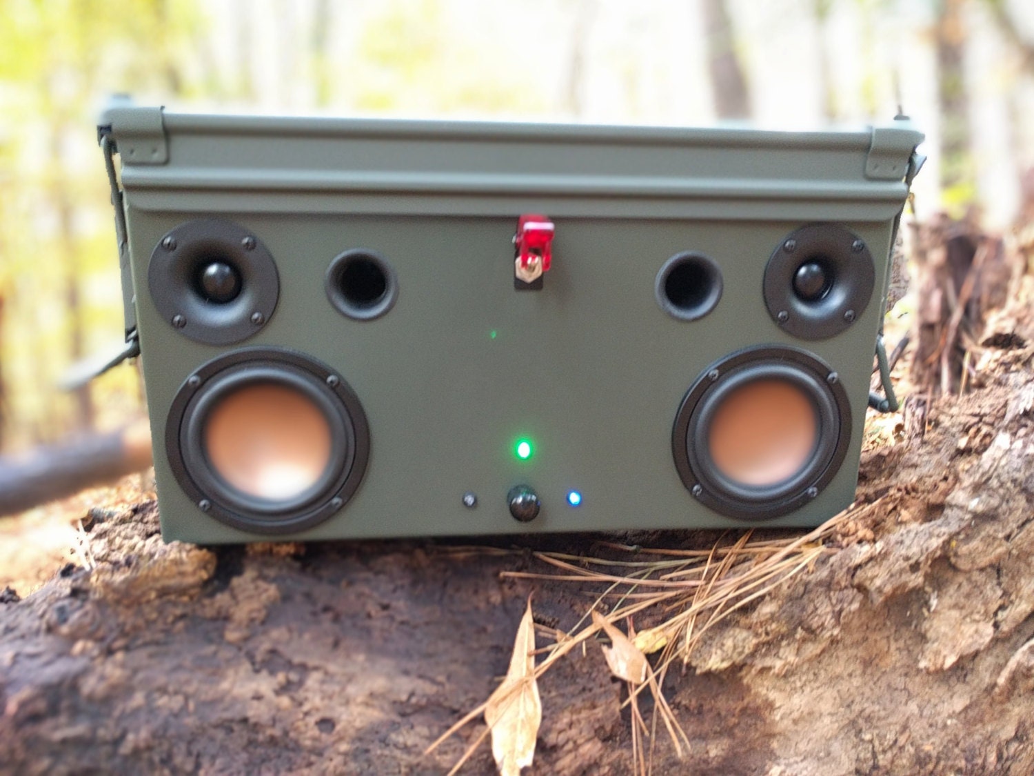 40mm Ammo Can Bluetooth Speaker Box Etsy