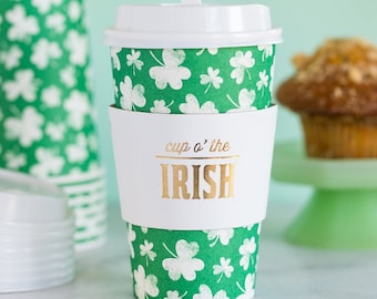 Shamrock Coffee Cups