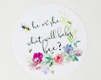 What Will Baby Bee? Stickers