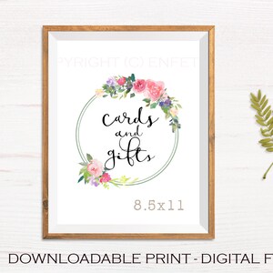 Hochzeitsschilder - Karten und Geschenke Tabelle