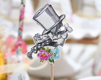 Alice in Wonderland Party Charcuterie Picks