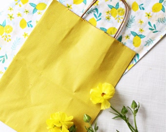 Yellow Gift & Favor Bags