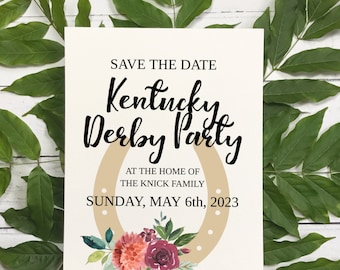 Kentucky Derby Party Save the Date