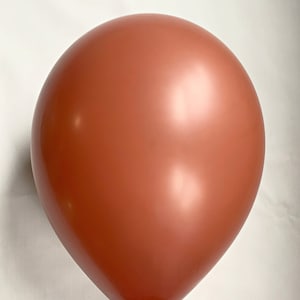 Terra Cotta Balloons Set of 5 Latex Balloons | 11 Inch Spiced Neutrals Color Palette Fall Party Decor