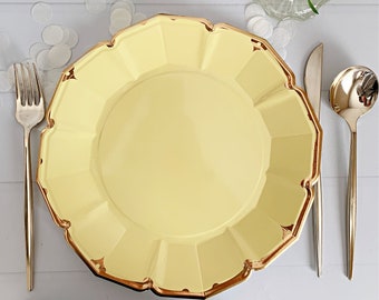 Yellow Dinner Plates