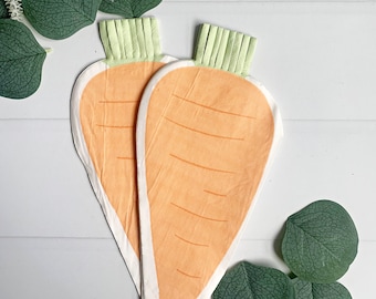 Carrot Shaped Napkins