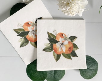 Clementine Cocktail Napkins