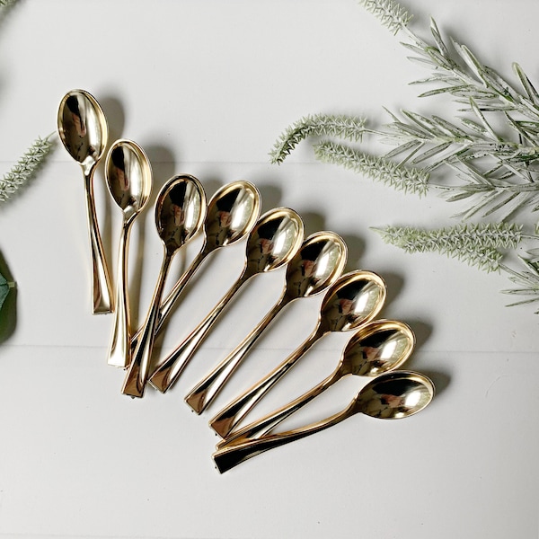 Charcuterie Spoons - Gold Mini