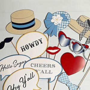 Accesorios fotográficos para la fiesta del Derby de Kentucky