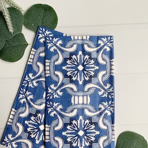 Moroccan Blue Dinner Napkin