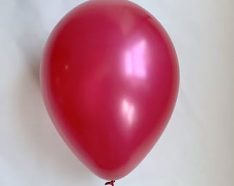 Hot Pink Pearl Balloons Set of 5