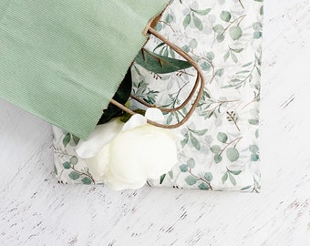 Botanical Greenery Tissue Paper