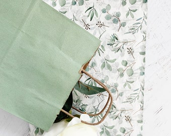 Sage Green Gift & Favor Bags