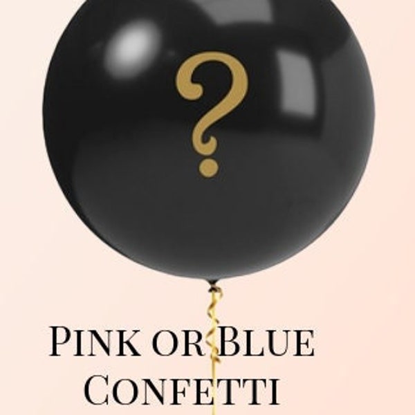 Gender Reveal Balloon Kit - Pink and Blue Options