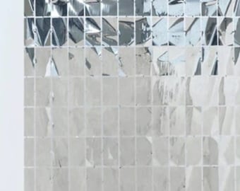 Disco Tile Backdrop Curtain