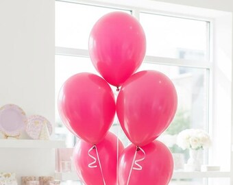 Raspberry Balloons Set of 5