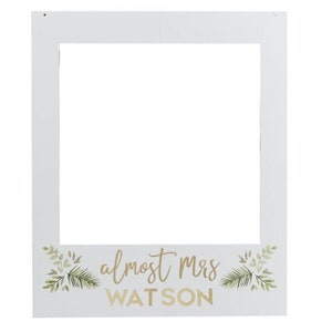 Almost Mrs. Bridal Shower Frame - Personalized Kit