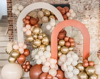 Little Cutie Orange Balloon Arch