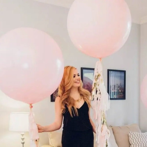 Giant Soft Pink Balloon - 36 Inch