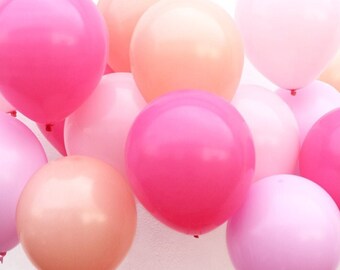 Pink and Peach Balloon Bundle