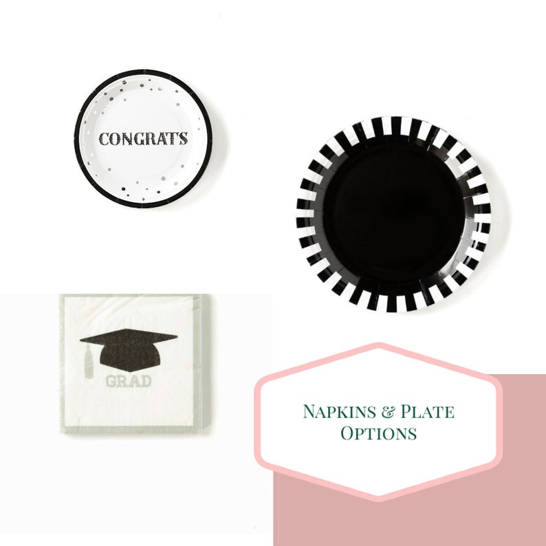 Graduation Party Plates & Napkins Etsy