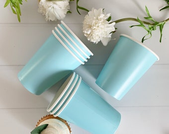 Light Blue Party Cups