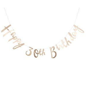 30th Birthday Crown Topper Rose Gold or Gold image 9