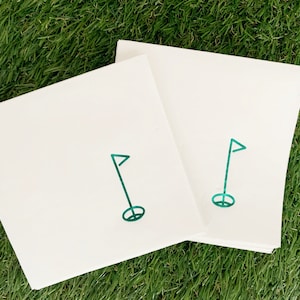 Hole in One Golf Cocktail Napkins