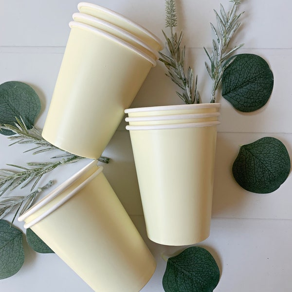 Ivory Paper Cups