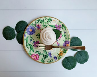 Wildflower Paper Tea Party Plates - Dessert Sized