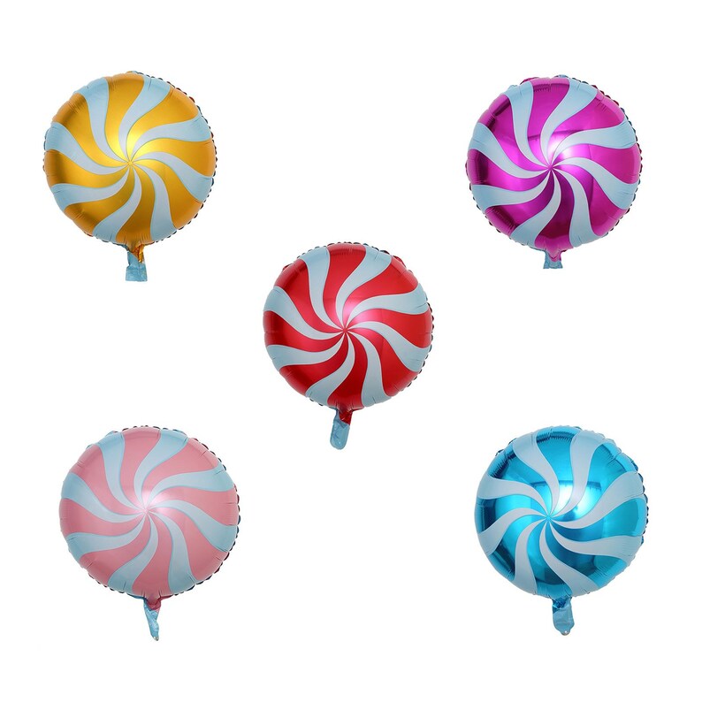 Swirl Lollipop Candy Buffet Balloon Set of 5 image 2